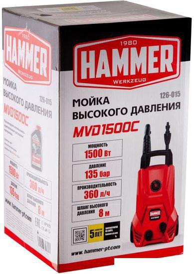 Мойка высокого давления Hammer MVD1500C - фото 6 - id-p224492506