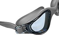 Очки для плавания, серия "Комфорт", серые, цвет линзы - серый (Swimming goggles), фото 8
