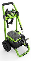 Мойка высокого давления аккумуляторная GreenWorks GDPW60DP 60В 250 бар (в комплекте с АКБ 4 а/ч и ЗУ)