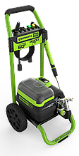 Мойка высокого давления аккумуляторная GreenWorks GDPW60DP 60В 250 бар (в комплекте с АКБ 4 а/ч и ЗУ)