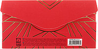 Открытка-конверт для денег Meshu 85*164 мм, «С Днем рождения», красный