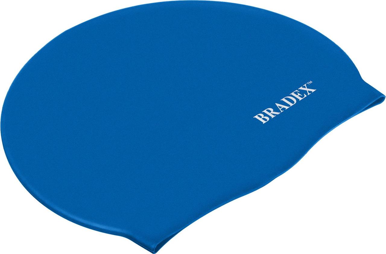 Шапочка для плавания силиконовая, синяя - фото 2 - id-p225464391