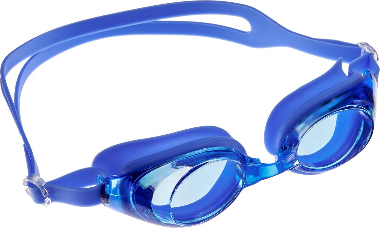 Очки для плавания, серия "Регуляр", синие, цвет линзы - синий - фото 1 - id-p225464987