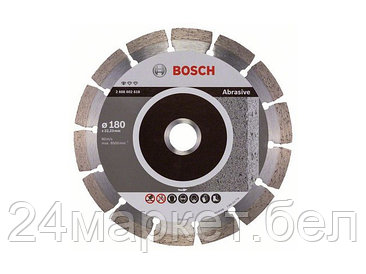 BOSCH Китай Алмазный круг 180х22 мм по абразив. матер. сегмент. STANDARD FOR ABRASIVE BOSCH (сухая резка)