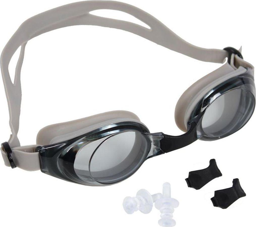 Очки для плавания, серия "Регуляр", серые, цвет линзы - серый - фото 2 - id-p225465237