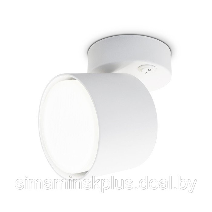 Накладной спот с выключателем Ambrella light GX53/LED max 12 Вт, 84x84x134 мм, цвет белый - фото 1 - id-p225465655