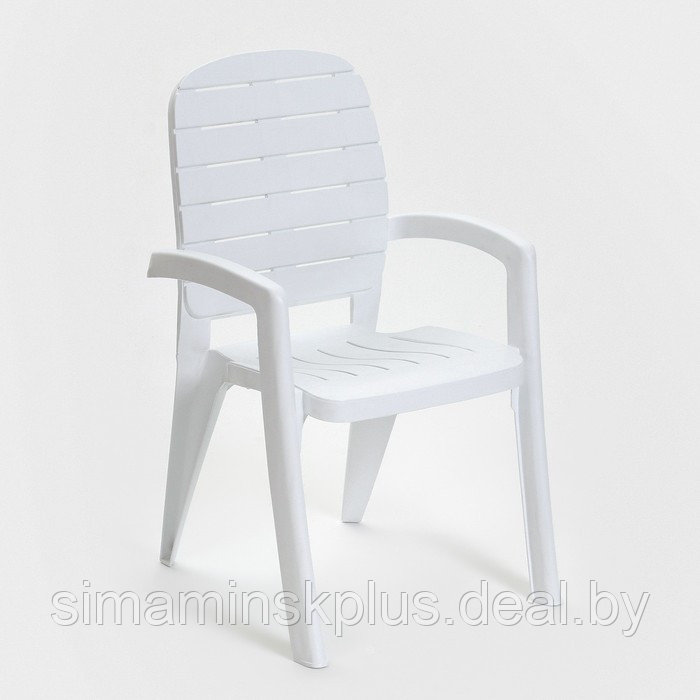 Набор садовой мебели "Прованс": стол квадратный 80 х 80 см + 4 кресла, белый - фото 4 - id-p225465680