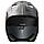 Шлем кроссовый SHOT FURIOS PEAK черный/серый/Hi-Vis желтый матовый, фото 2