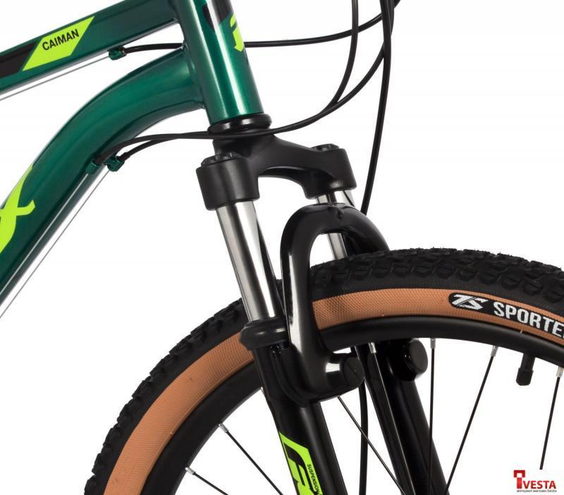 Велосипед Foxx Caiman 24 р.14 (зеленый) - фото 3 - id-p225465939
