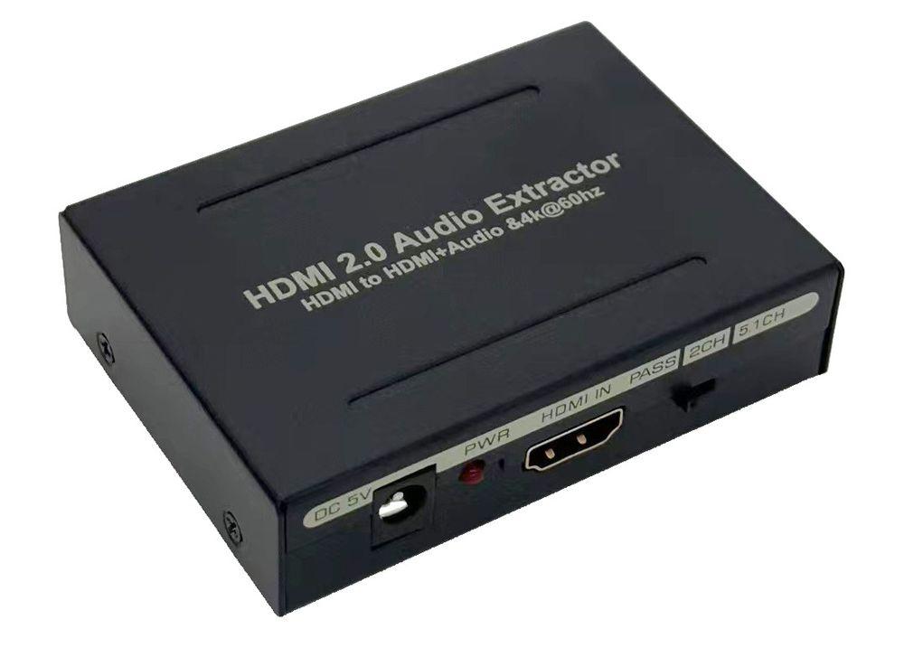 Адаптер - HDMI аудио экстрактор 4K 60Гц, черный 556743 - фото 1 - id-p225060179