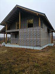 Деревянный каркасный дом "под отделку", строительство Минск, Минская область