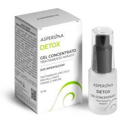Гель-концентрат Aspersina Detox Gel Concentrato для комбинированной, жирной, покрасневшей кожи с муцином