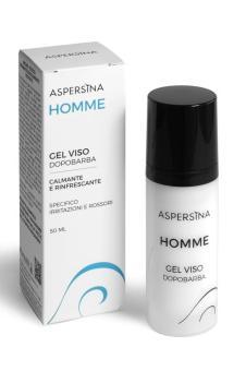 Гель для мужчин после бритья Aspersina Homme Gel Viso для чувствительной кожи, успокаивающий, освежающий с - фото 1 - id-p225467259