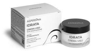 Увлажняющий крем Aspersina Idrata Crema Viso для сухой и обезвоженной кожи с муцином улитки и церамидами, 50 - фото 1 - id-p225467264