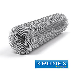 Сетка сварная оцинкованная KRONEX 12.5/12.5/1 (рулон 1×25 м)