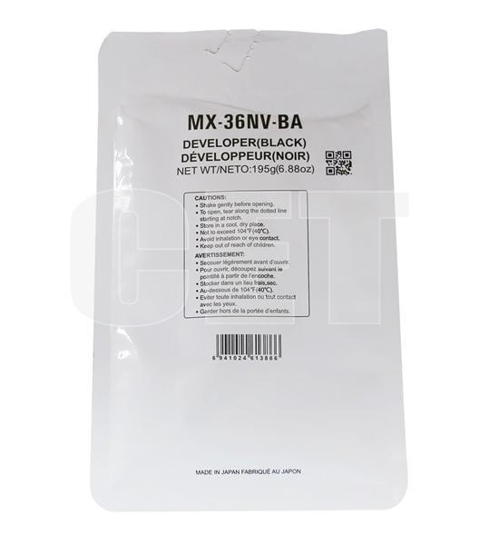 Девелопер MX-36GVBA для SHARP MX-2310U/2610N/2640N/3115N/3610N (CET) Black, 195г, 100000 стр., CET171023