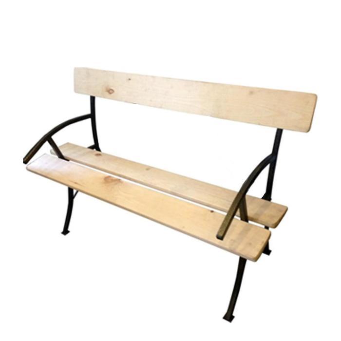 Садовая скамейка со спинкой "Эконом" для дачи, деревянная, 1.2х0.74х0.5 м, нагрузка до 150кг - фото 3 - id-p225469388