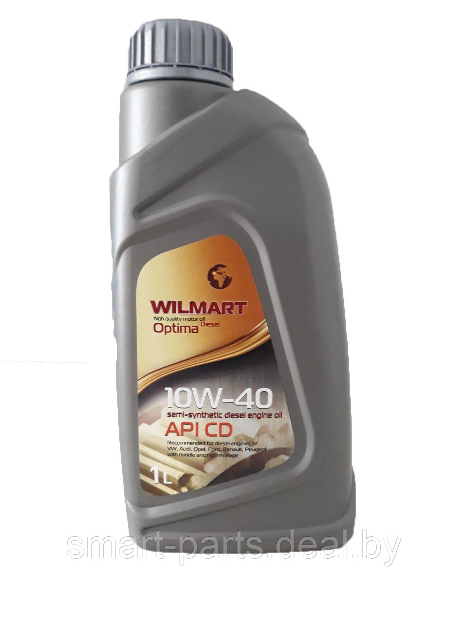 1л.Масло моторное полусинт. WILMART OPTIMA DIESEL 10W-40 CD, кан,1л - фото 1 - id-p225469495