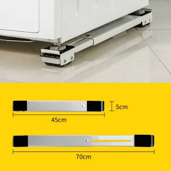 Металлическая стойка на колесах для бытовой техники (для стиральной машины, холодильника и тд.) - фото 7 - id-p225469565