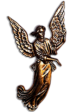 Ангел декоративный с полимерным покрытием 20 см