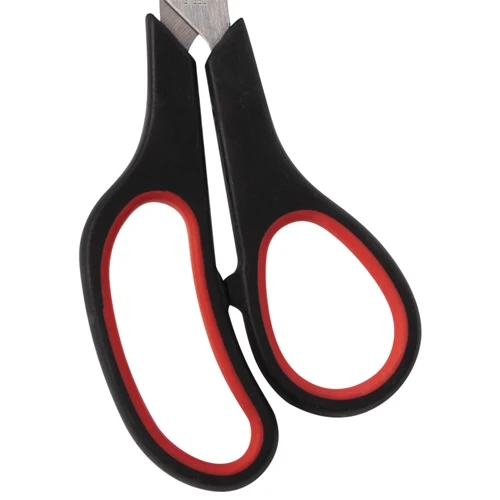 Ножницы STAFF EVERYDAY 235 мм, резиновые вставки, черно-красные, ПВХ чехол - фото 6 - id-p225461279