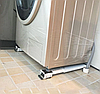 Металлическая стойка на колесах для бытовой техники (для стиральной машины, холодильника и тд.), фото 3