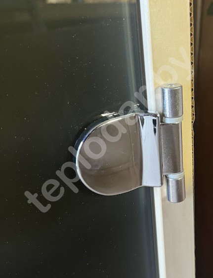 Стеклянная дверь для бани Fireway 1800х700 мм, стекло графитовое матовое - фото 2 - id-p225469756