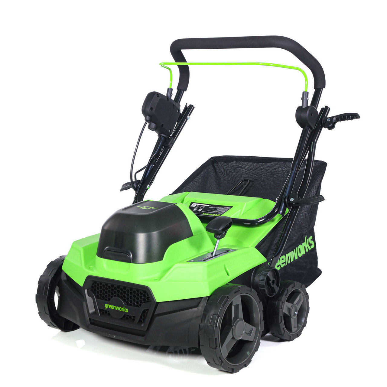 Аэратор-скарификатор аккумуляторный GreenWorks GD40SC38II 40В бесщеточный (в комплекте с АКБ 4 а/ч и ЗУ) - фото 8 - id-p225463274