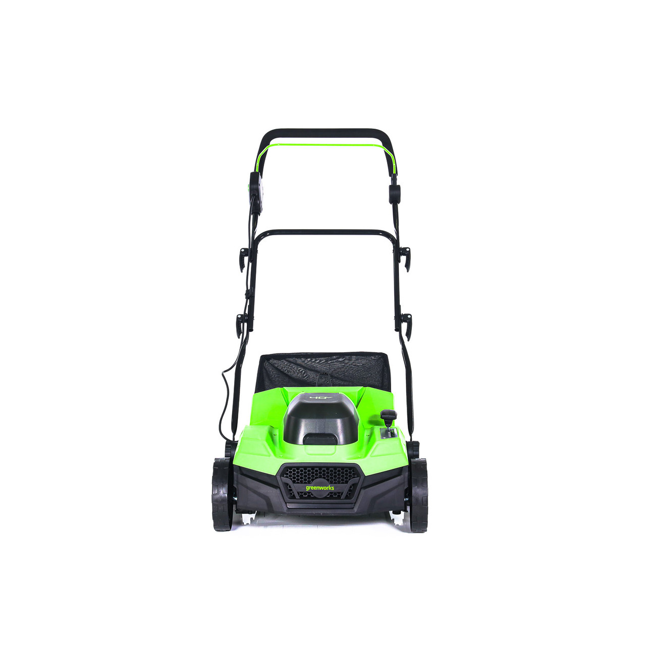 Аэратор-скарификатор аккумуляторный GreenWorks GD40SC38II 40В бесщеточный (в комплекте с АКБ 4 а/ч и ЗУ) - фото 2 - id-p225463274