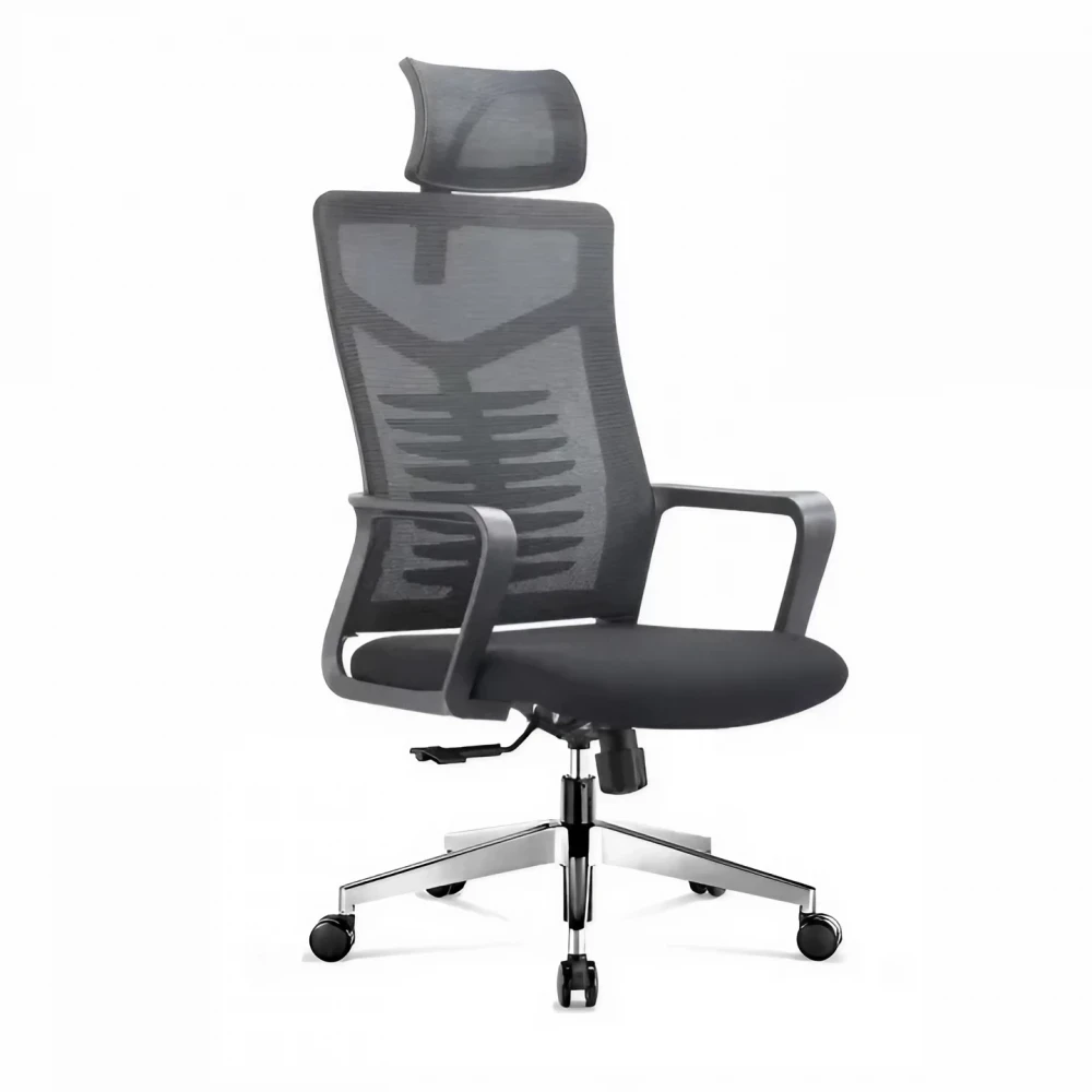Кресло офисное SITUP DELTA chrome (сетка Black / Black)