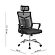 Кресло офисное SITUP DELTA chrome (сетка Black / Black), фото 4