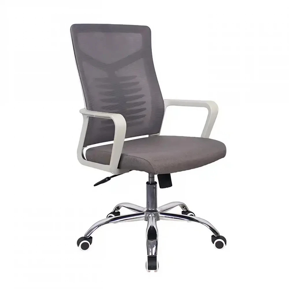 Кресло офисное SITUP DELTA Grey chrome (сетка Grey/Grey)