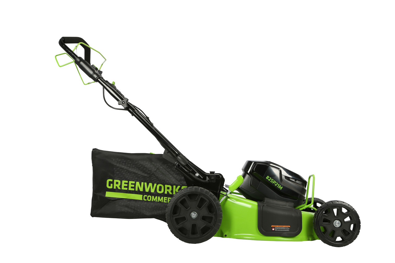 Газонокосилка аккумуляторная самоходная GreenWorks GC82LM51SP2 51см 82В (в комплекте с АКБ 8 а/ч и ЗУ) - фото 3 - id-p225463272