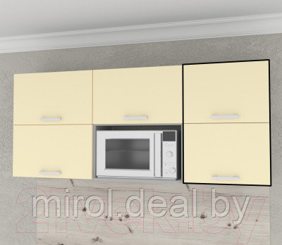 Шкаф навесной для кухни Интерлиния Компо ВШ60-720-2дг - фото 2 - id-p225473727