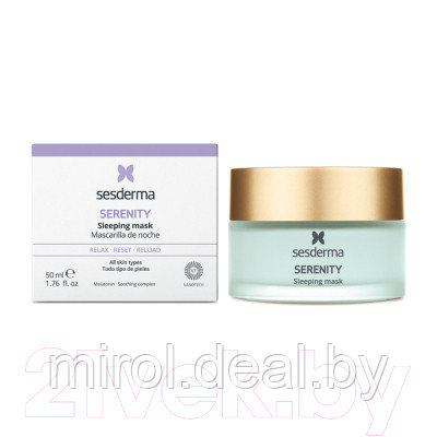 Маска для лица кремовая Sesderma Serenity Ночная - фото 2 - id-p225472770