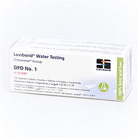 Таблетки для тестера DPD1 (свободный хлор) Lovibond, анализ воды, блистер 10 таблеток.