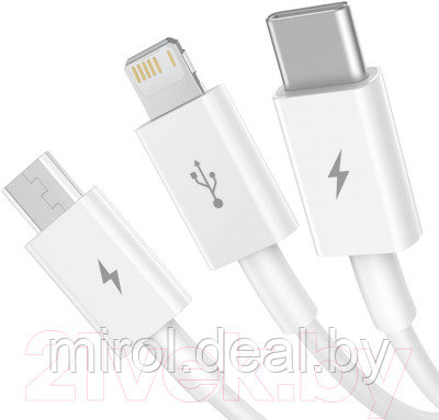 Кабель Baseus Superior USB to M+L+C / CAMLTYS-02 - фото 2 - id-p225476162