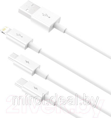 Кабель Baseus Superior USB to M+L+C / CAMLTYS-02 - фото 4 - id-p225476162