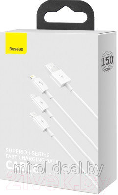 Кабель Baseus Superior USB to M+L+C / CAMLTYS-02 - фото 7 - id-p225476162
