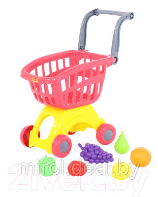 Тележка игрушечная Полесье Мини для маркета с набором продуктов №3 / 71378 - фото 2 - id-p225479077