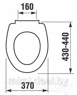 Сиденье для унитаза Jika Baltic 8932813000639 - фото 2 - id-p225477897