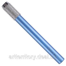 Удлинитель-держатель для карандаша металлический, "Сонет" (голубой металлик)