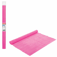 Бумага гофрированная/креповая, 32 г/м2, 50×250 см, розовая, в рулоне, BRAUBERG, 126532