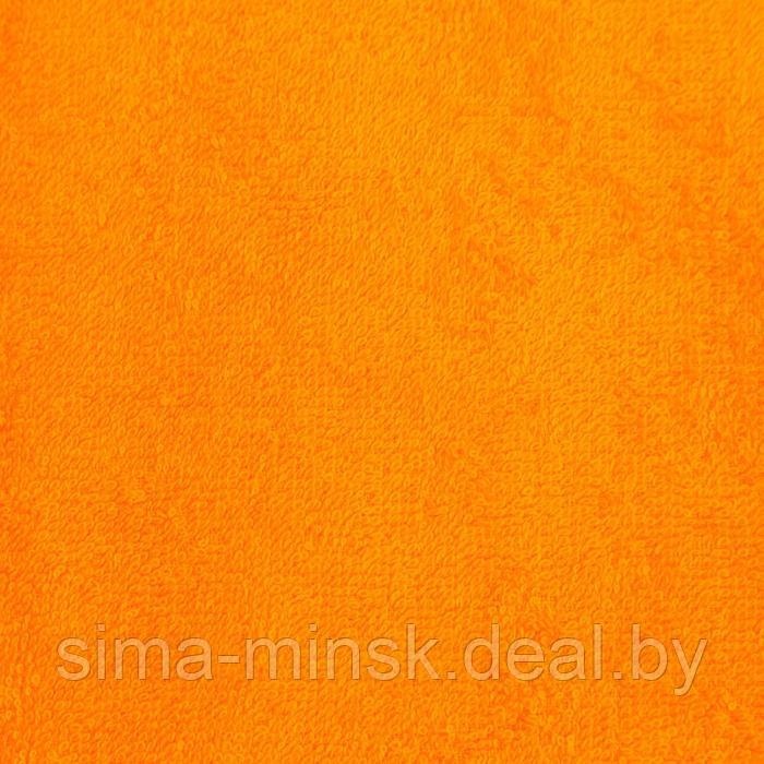 Полотенце махровое Экономь и Я 70х130 см, цв. оранжевый, 100% хлопок, 320 гр/м2 - фото 2 - id-p225480936