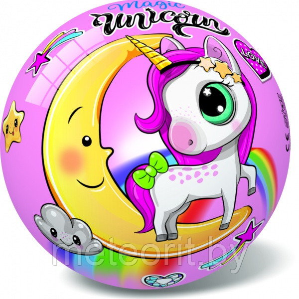 Мяч с рисунком д23 см