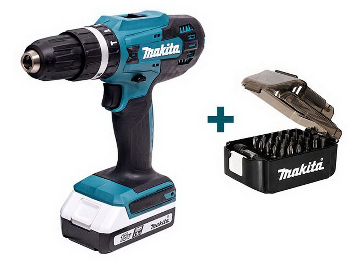 MAKITA Аккум. дрель-шуруповерт MAKITA HP 488 DWE в чем.