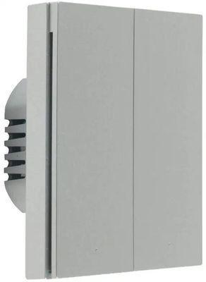 Умный выключатель AQARA H1 EU, двухклавишный, серый [ws-euk02gr] - фото 1 - id-p219788090