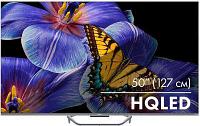 50" Телевизор HAIER Smart TV S4, QLED, 4K Ultra HD, серый, СМАРТ ТВ, Android TV