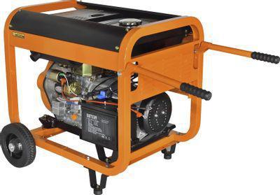 Дизельный генератор CARVER PPG- 9000DE, 220/12 В, 7.5кВт, на колёсах с АКБ [01.020.00024] - фото 2 - id-p223665992