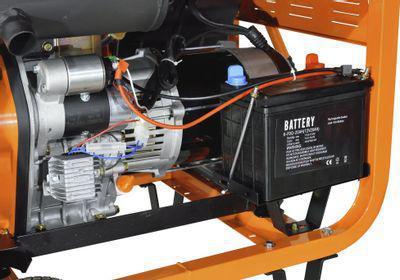 Дизельный генератор CARVER PPG- 9000DE, 220/12 В, 7.5кВт, на колёсах с АКБ [01.020.00024] - фото 5 - id-p223665992